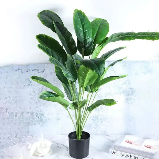 TropiCasa 82cm Artificial Banana Tree Leaves