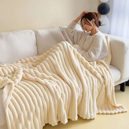 BunnySoft PlushLuxe™ Autumn Embrace Blanket